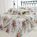 Elegant Lace and Garden Flower Luxury Bedding Set - 100% Cotton - Custom Sizes Available