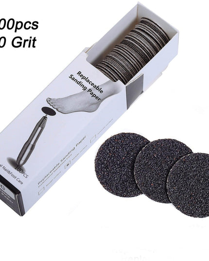 Customizable Luxury Foot Care Pedicure Kit with Interchangeable Grit Options