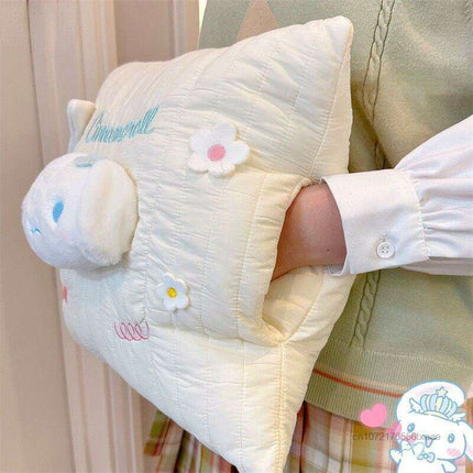Charming My Melody & Kuromi Plush Cushions - Adorable Sanrio Home Decor Collection