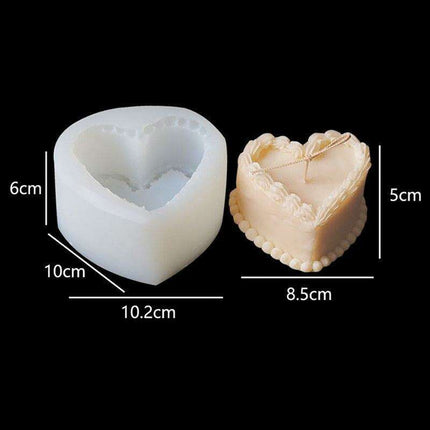 Creative Love Heart Silicone Baking and Crafting Mold