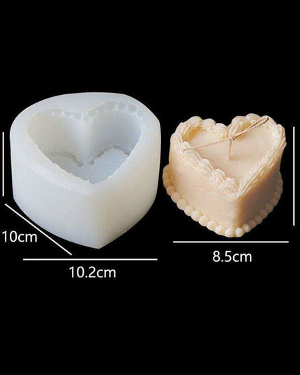 Creative Love Heart Silicone Baking and Crafting Mold