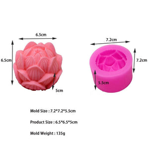 Cute Cactus Silicone Candle Molds for Handmade Scented Candle Plaster Soap Injection Mould Home Decoration Crafts Making Tools-0-Très Elite-Lotus-Très Elite