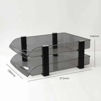 Multi-Layered A4 File Organizer and Bookshelf - Essential Office Storage Solution