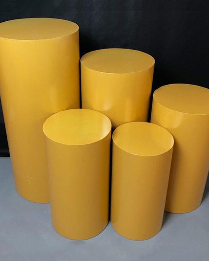 Elegant Iron Art Cylinder Centerpiece Set for Weddings and Special Events