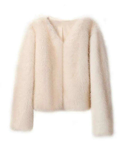 Luxe Gradient Faux Fur Coat | Winter Glamour Must-Have