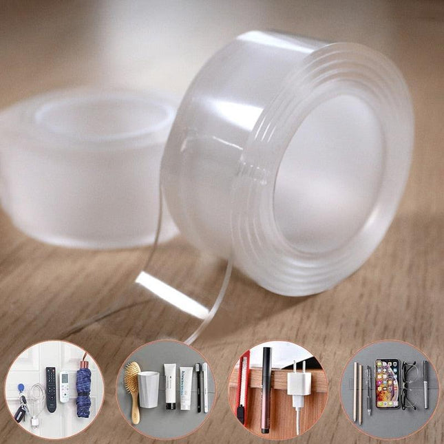 Multipurpose Transparent Adhesive Tape - Waterproof & Reusable
