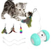 Interactive Cat Toy: Electric Kitten Toy for Indoor Playtime with Mouse and Feathers