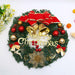 Holiday Cheer Artificial Pinecone Red Berry Wreath