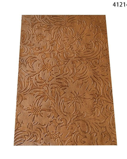 Chic Vintage Embossed Faux Leather Crafting Fabric - Generous 30x135cm Size