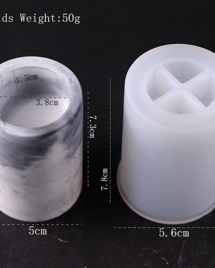 Round Silicone Molds for Creative Candle Jars and Stylish Plant Pots: Elevate Your Home Decor Projects