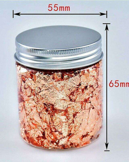 Gilded Creativity: Premium Gold Leaf Flakes Art Kit for Stunning Projects