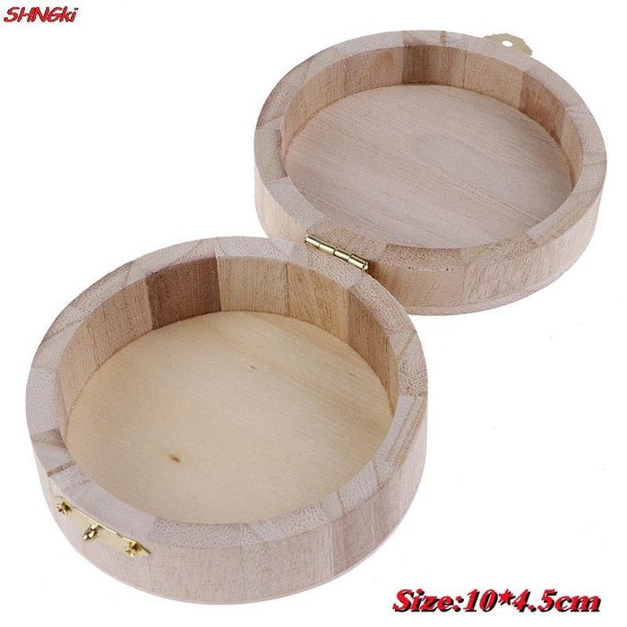 Hexagonal Wooden Ring Display Stand - Elegant Jewelry Organizer for Couples