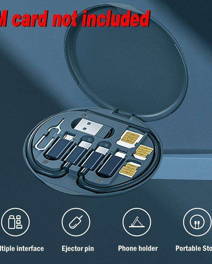 Ultimate 60W Fast Charging Hub with Cable Management and Phone Stand