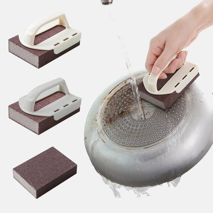 Miracle Emery Sponge Pot Brush for Effortless Kitchen Maintenance