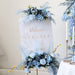 Luxurious Blue Rose and Hydrangea Ensemble for Elegance and Refinement