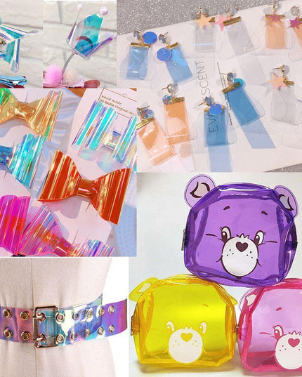 Lustrous Candy Jelly Vinyl Sheets: Exquisite DIY Crafting Collection for Eye-Catching Creations