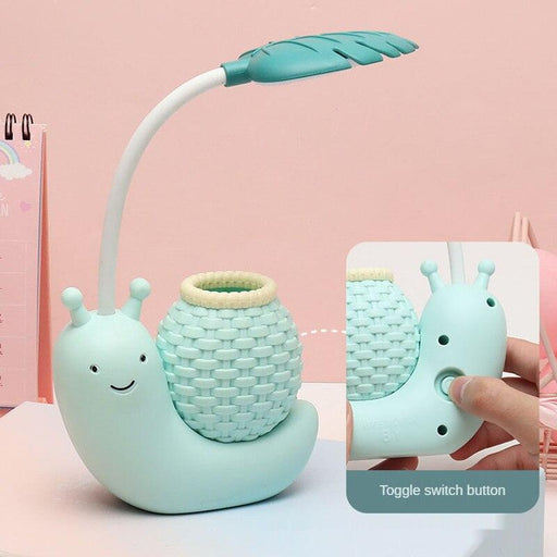 Whimsical LED Cartoon Desk Lamp: Personalized Charging Gift for a Creative Workspace