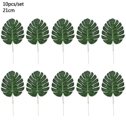 Luxurious Tropical Oasis: Premium Faux Palm Leaves for Upscale Home Decor