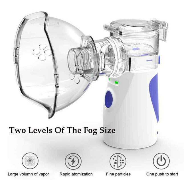 Portable Ultrasonic Mesh Nebulizer for Effortless On-the-Go Respiratory Care