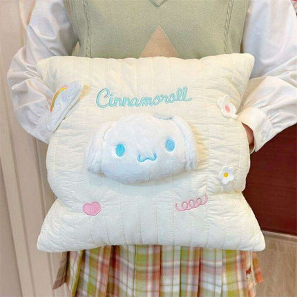 Charming My Melody & Kuromi Plush Cushions - Adorable Sanrio Home Decor Collection