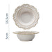 Elegant Baroque Ceramic Dining Plate Collection - Luxurious Tableware Upgrade