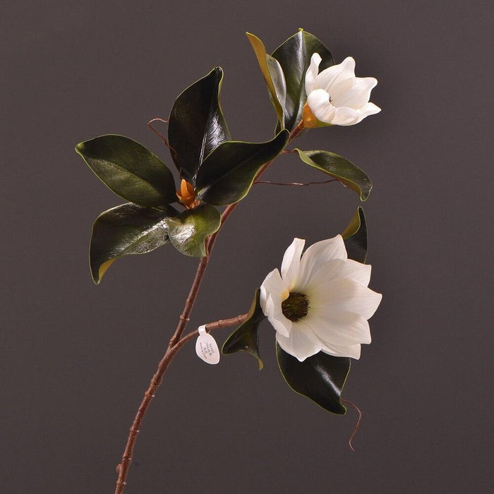 Lifelike Handcrafted Magnolia Stem Bundle