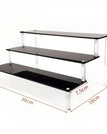 3tier 30x7.5cm black