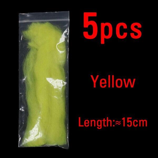 Baitfish Glow Bug Fiber Fly Tying Kit: 12 Vibrant Yarn Selections for Stunning Patterns