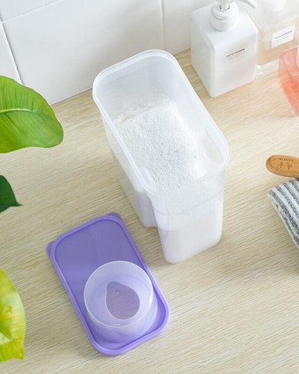 Clear Laundry Detergent Storage Container - Versatile 2L/3L Options in Vibrant Colors