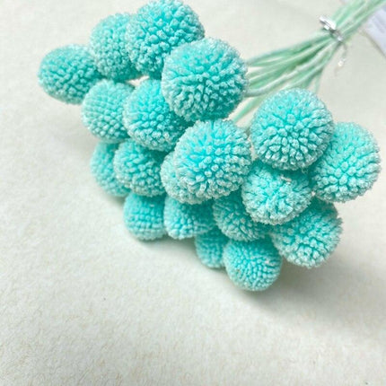 Elegant Golden Ball Dried Flower Set - 20pcs for Home and Wedding Decoration