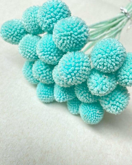 Elegant Golden Ball Dried Flower Set - 20pcs for Home and Wedding Decoration