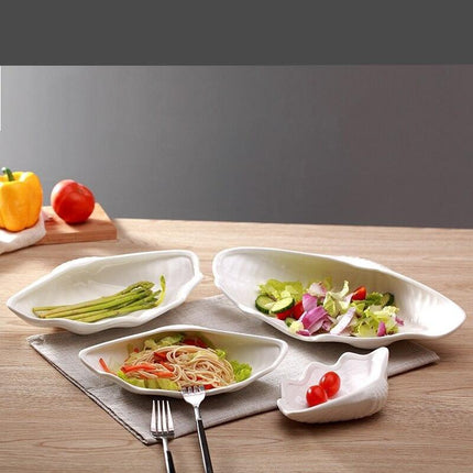 Opulent Clam Shell Ceramic Tableware Collection