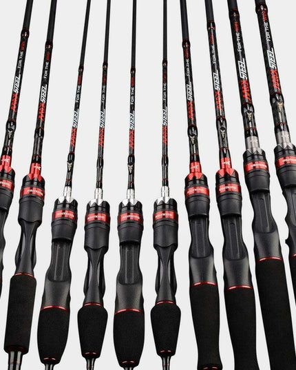 Premium Carbon Fiber Baitcasting Rod Set for Precision Fishing Adventures