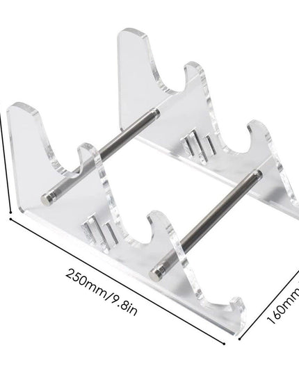 Sleek 3-Tier Clear Acrylic Keyboard Display Rack