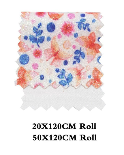 Enchanted Unicorn & Butterfly Faux Leather Craft Roll for Customized Hair Accessories