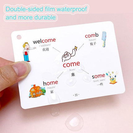 Bilingual Vocabulary Adventure Flash Cards for Kids - Fun Visual Learning Experience