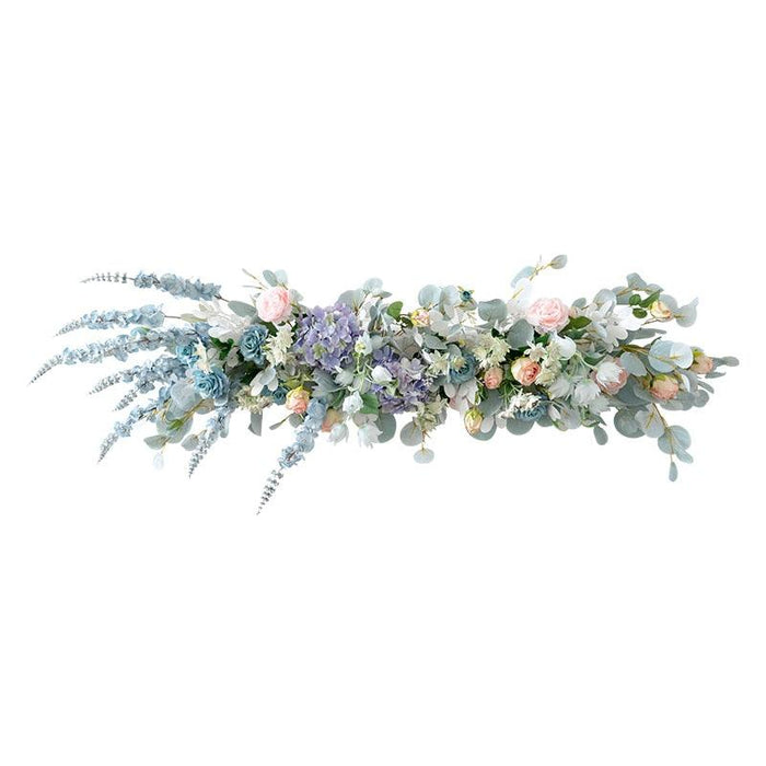 Vintage Chic Silk Flower Garland for Wedding and Photography Settings