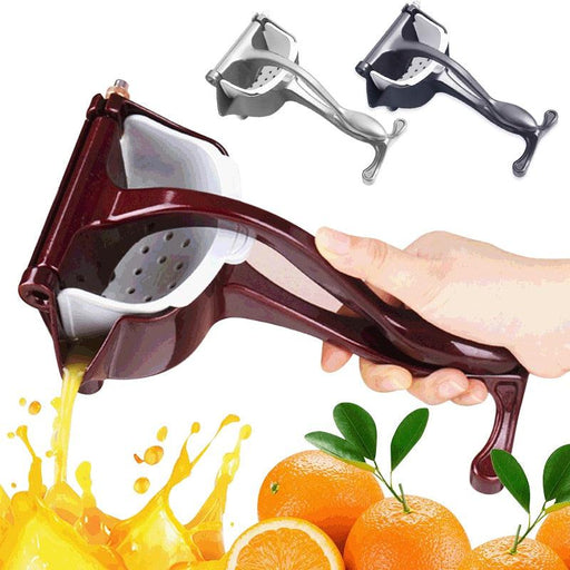 Aluminum Alloy Handheld Manual Fruit Juicer for Effortless Juice Extraction
