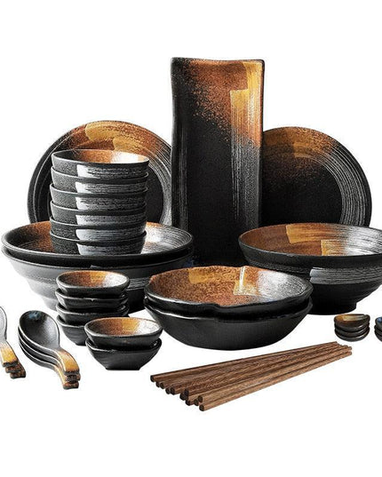 Artistic Japanese Sushi Dining Set: Elevate Your Culinary Experience