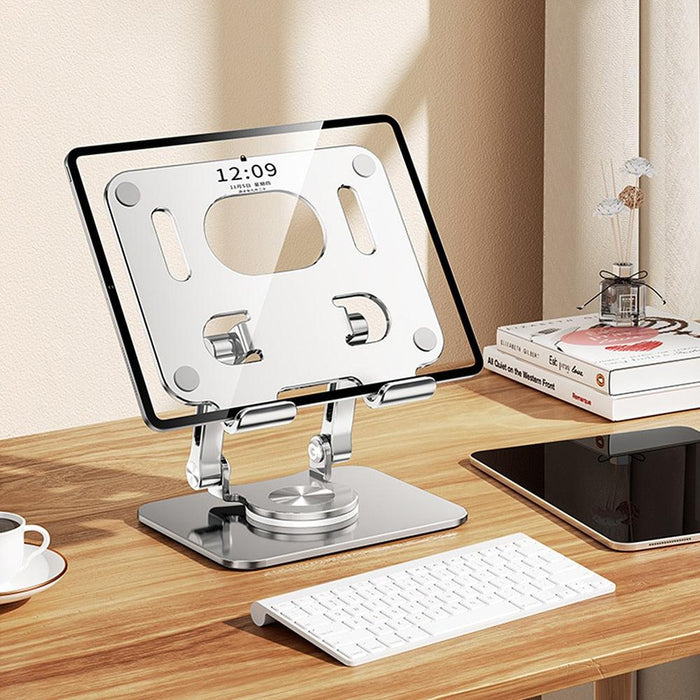 360° Rotating Tablet Stand: Aluminum Alloy Stand for Improved Tablet and Phone Experience