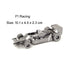 Craftsmanship Delight: Metal 3D Transportation Puzzle Set for Racing Motorcycle, Truck, and Train Models - Ages 12 and Up