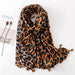 Leopard Dot Tassel Viscose Shawl