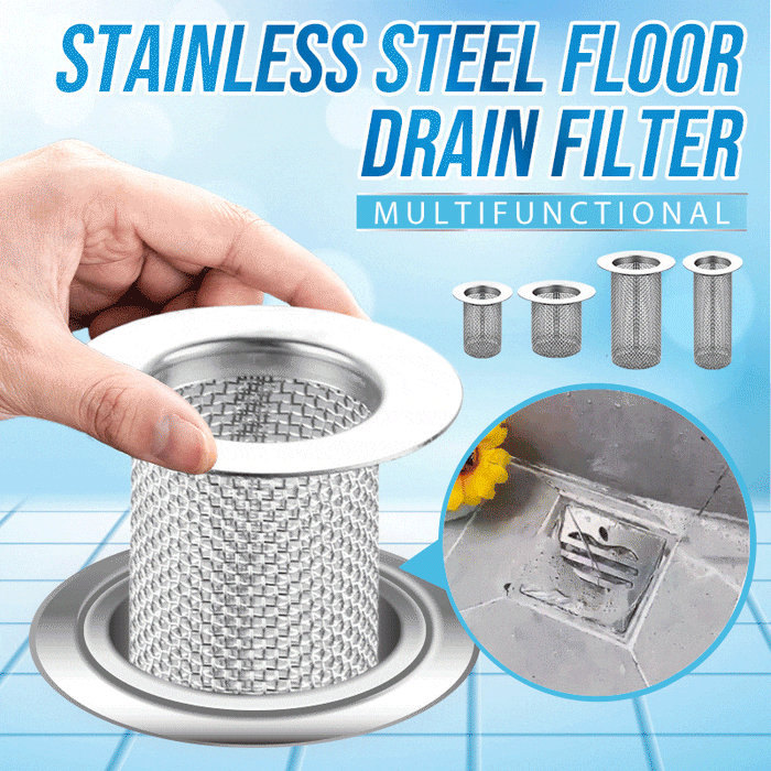 Stainless Steel Floor Drain Filter - Prevents Clogs, Saves Money - Très Elite