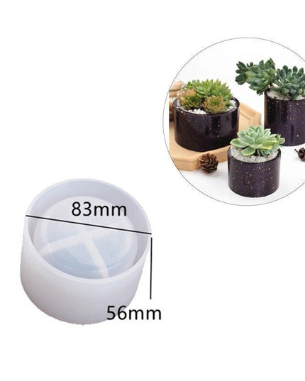 Silicone Mold Kit for Creative Candle Jars and Flower Planters