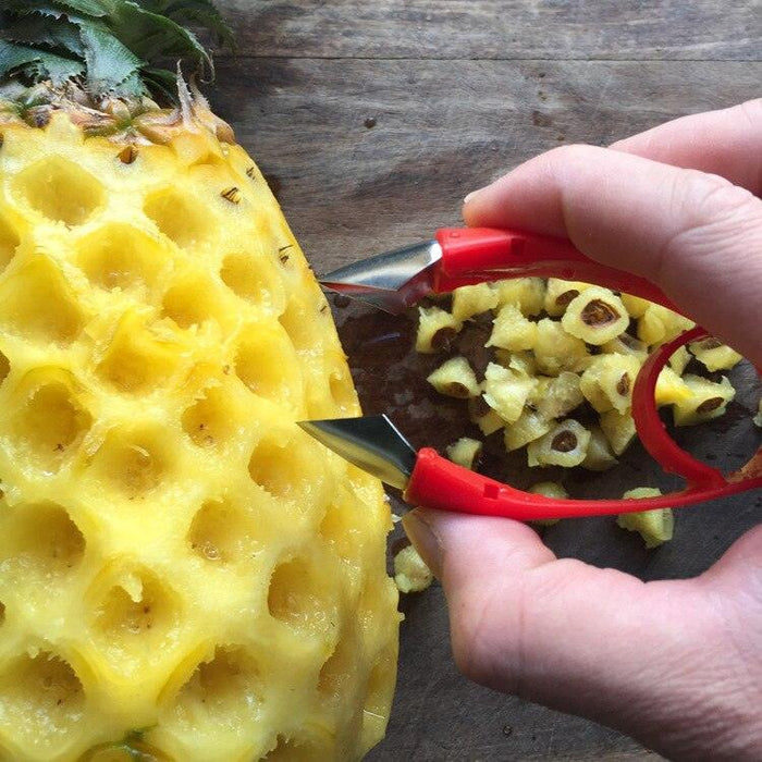 Veleka Premium Pineapple Slicing Kit - Must-Have Tool for Culinary Aficionados