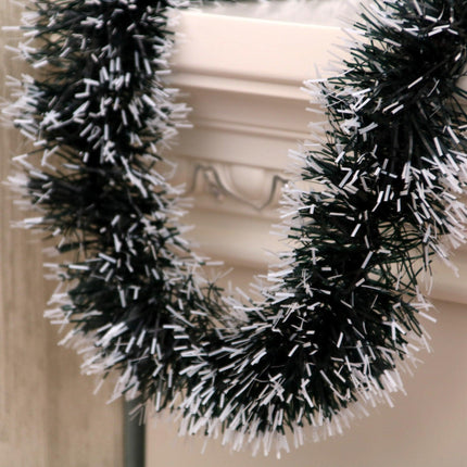 Twinkling PVC Holiday Garland - Enchanting Christmas Decoration