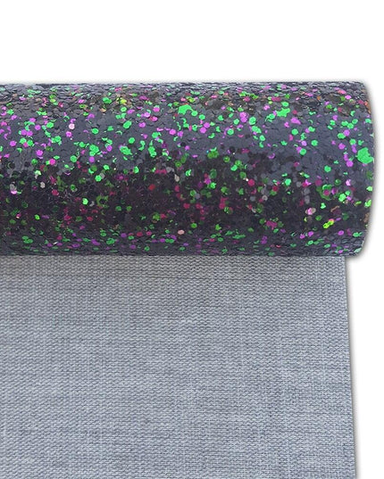 Glistening Gold, Ruby, and Onyx Faux Leather Crafting Roll - Unleash Your Imagination