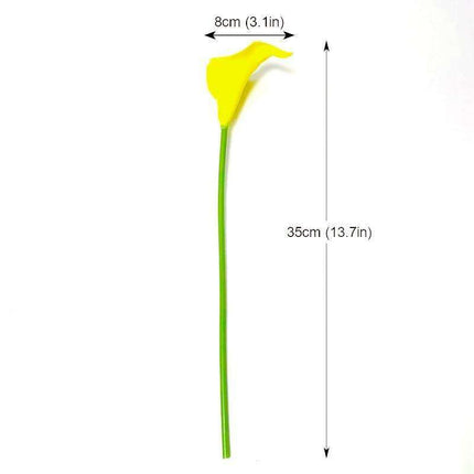 Lifelike Premium PU Calla Lily Artificial Flowers for Sophisticated Home Decor