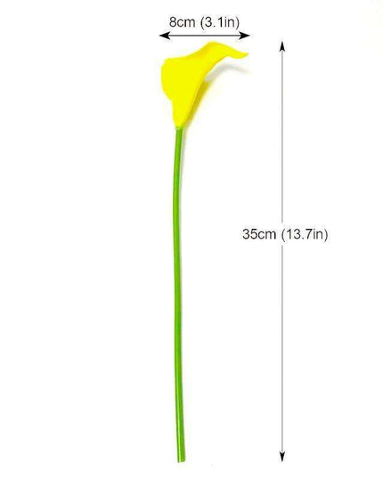 Lifelike Premium PU Calla Lily Artificial Flowers for Sophisticated Home Decor