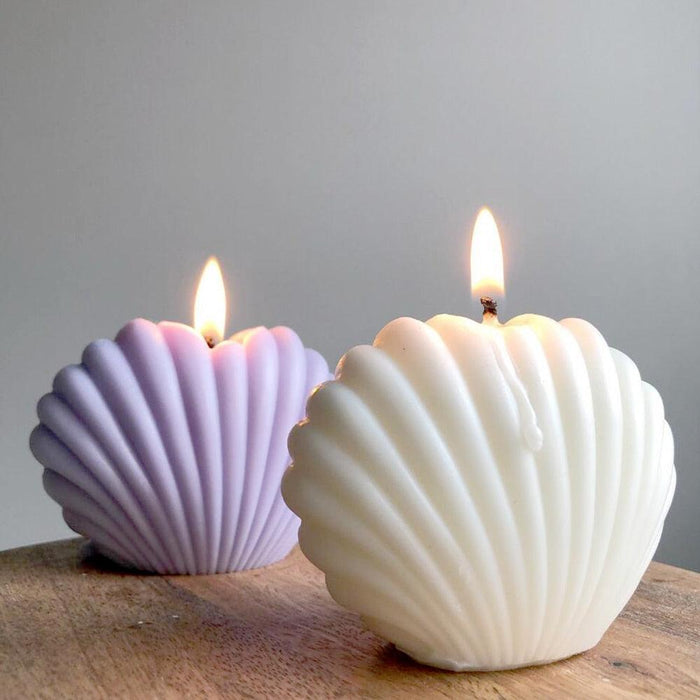 3D Seashell Silicone Mold Set - DIY Crafting Kit for Candles, Soaps, and Home Decor